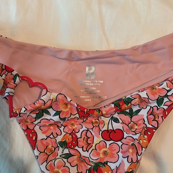 Blackbough Strawberry Berry Cherry Thea Pink Bikini Set - Picture 4 of 5
